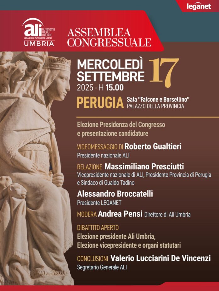 Assemblea Congressuale ALi - Mec. 17 Set. Ore 15