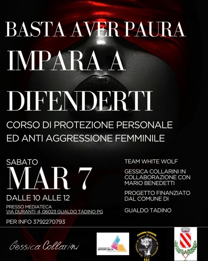 Corso Protezione Personale - Sab. 7 Mar. dalle 10 alle 12