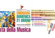 Chiugiana celebra la Festa europea della musica con il concerto di fine anno di Piano Solo Protagonisti dell’appuntamento, che si avvale del patrocinio del Comune di Corciano, saranno oltre cento 100 esecutori