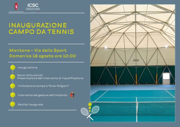 INAUGURAZIONE CAMPO DA TENNIS