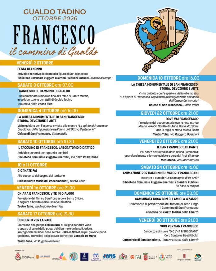 Eventi Francesco Il Cammino di Gualdo