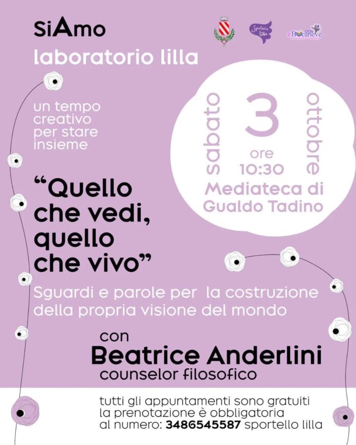 Siamo Laboratorio Lilla - 3 Ottobre